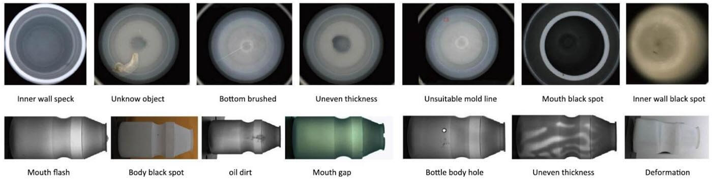 Defect of bottle visual inspection machine